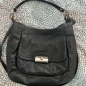 Coach Black Leather Hobo
